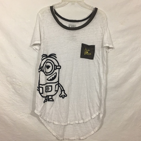3/$15 Despicable Me Minion Burn Out Tee Shirt - Picture 1 of 5